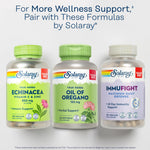 Solaray Oil of Oregano carvacrol rich immune support product side angle shot