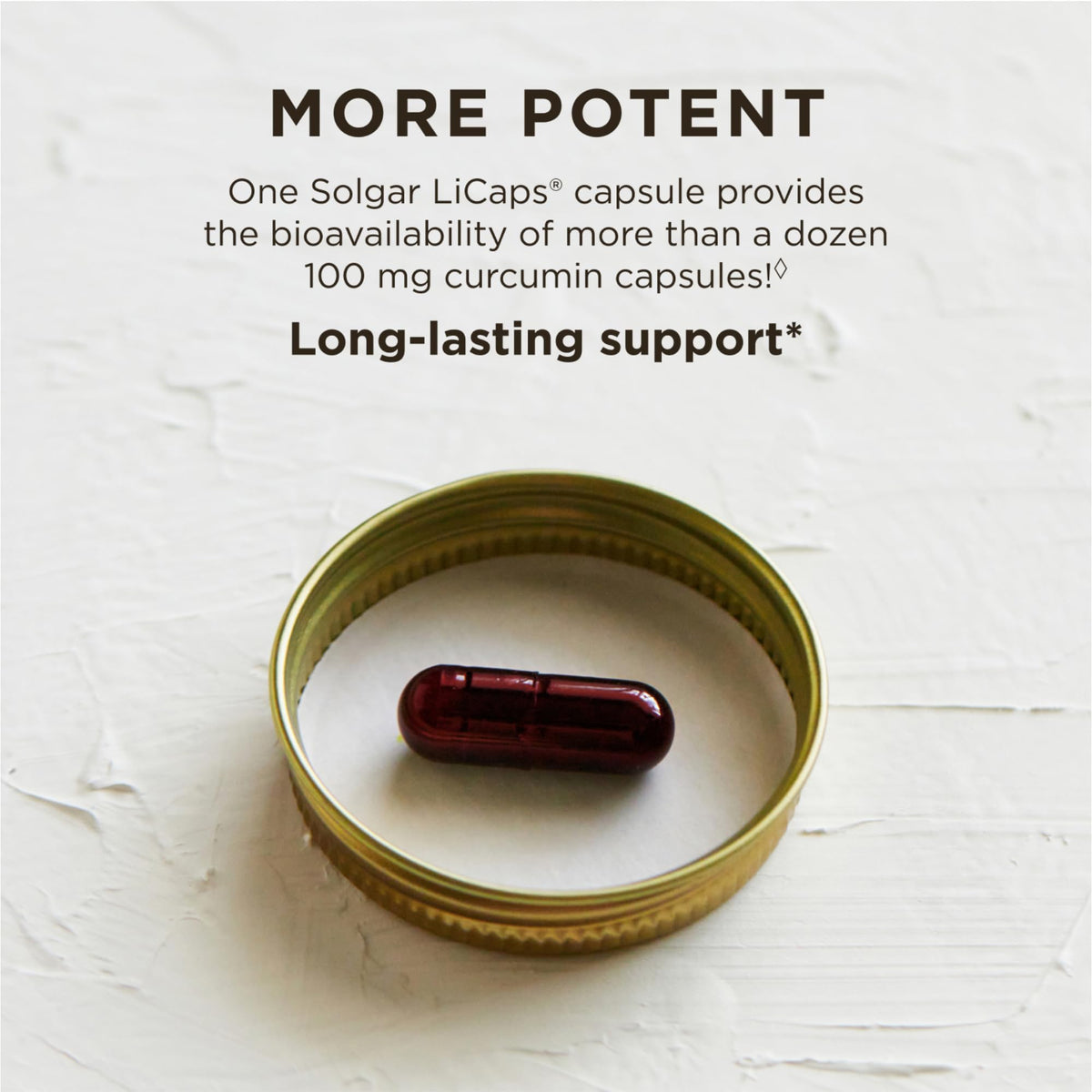 Solgar Full Spectrum Curcumin bottle with clear ingredient list