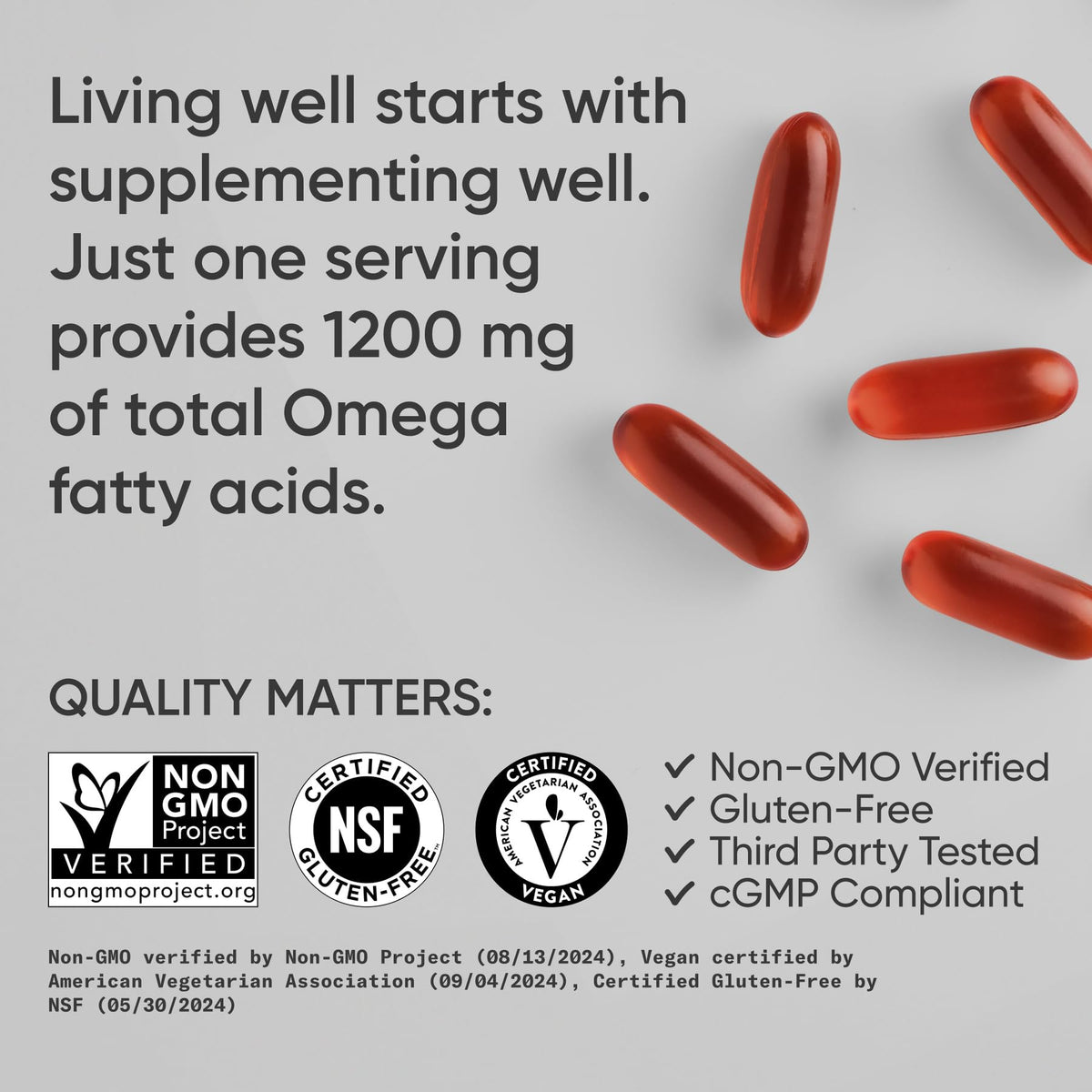 Sports Research Vegan Omega 3-6-7-9 ingredients list