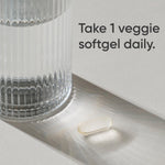 Sports Research brain and cognitive support supplement veggie softgels container back view ingredients