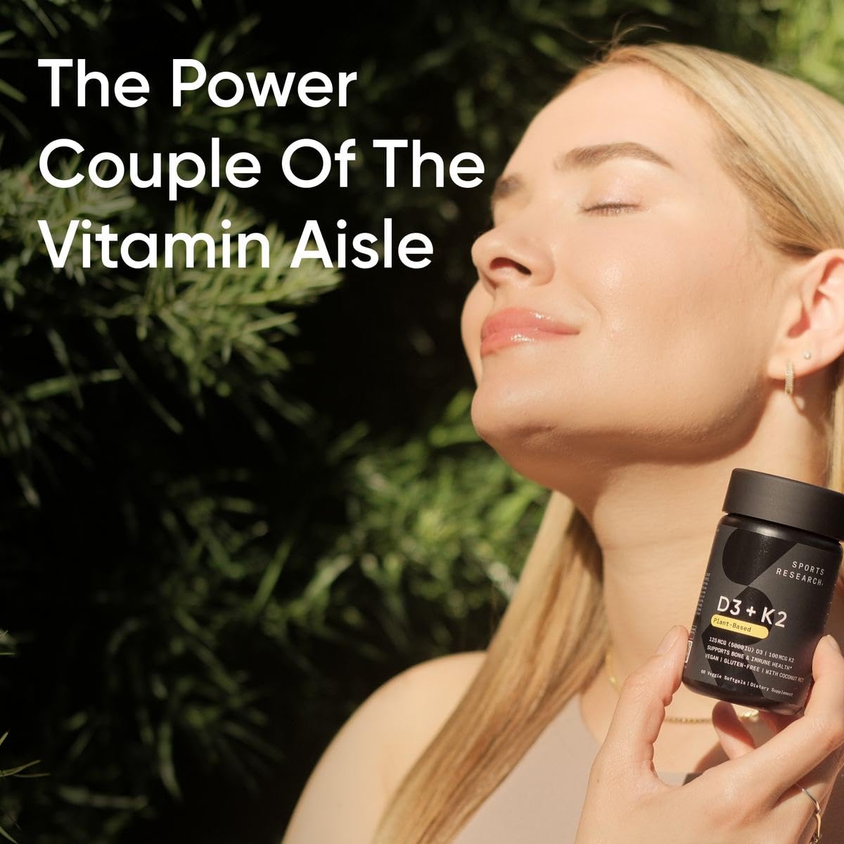 Sports Research Vitamin D3 K2 coconut oil certification