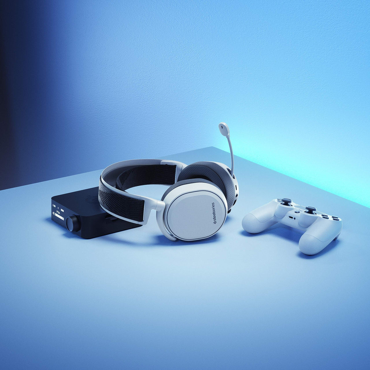 SteelSeries Arctis Pro Wireless side profile showing aluminum frame