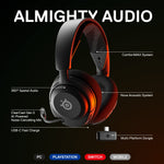 SteelSeries Arctis Nova 4 headset side profile showing ear cushion.