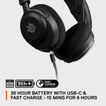 SteelSeries Arctis Nova 4 headset controls on ear cup.