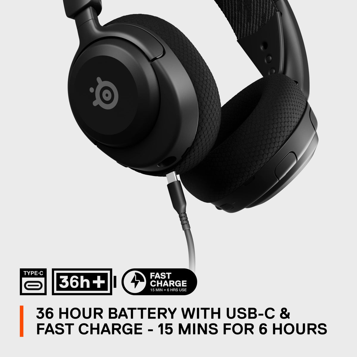 SteelSeries Arctis Nova 4 headset controls on ear cup.