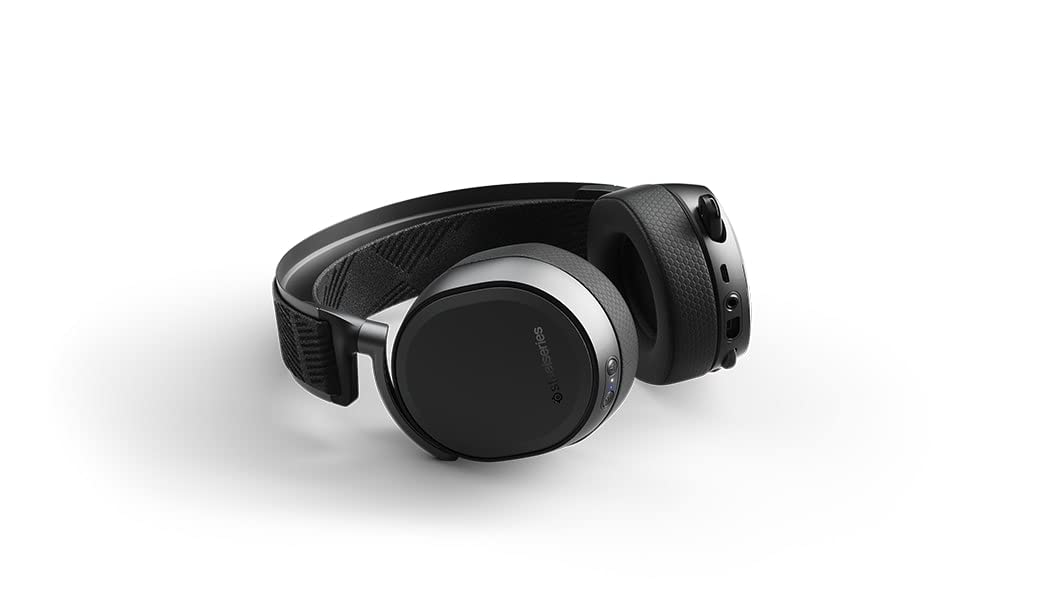SteelSeries Arctis Pro Wireless headset with base station