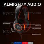 Side profile of SteelSeries Arctis Nova 3 showing adjustable earcup
