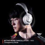Wireless base station for SteelSeries Arctis Nova Pro with battery display.