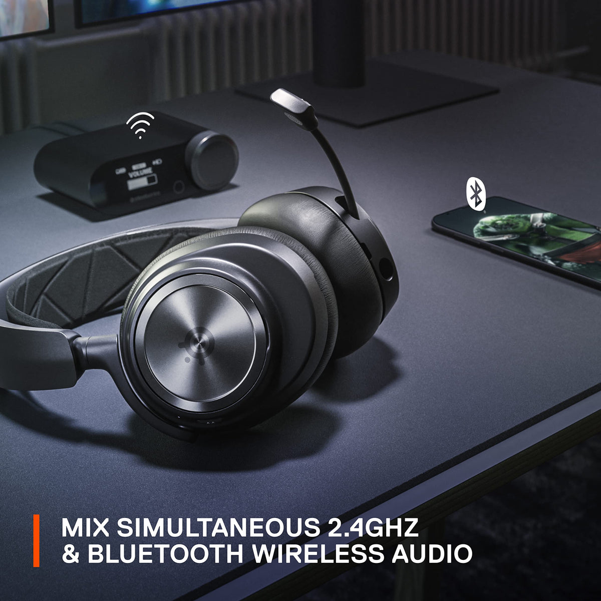 Full box contents of the SteelSeries Arctis Nova Pro Wireless system.