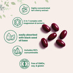 Micro Ingredients 3-in-1 formula tart cherry turmeric magnesium softgels