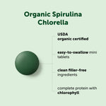 Back label of Micro Ingredients organic superfood tablets