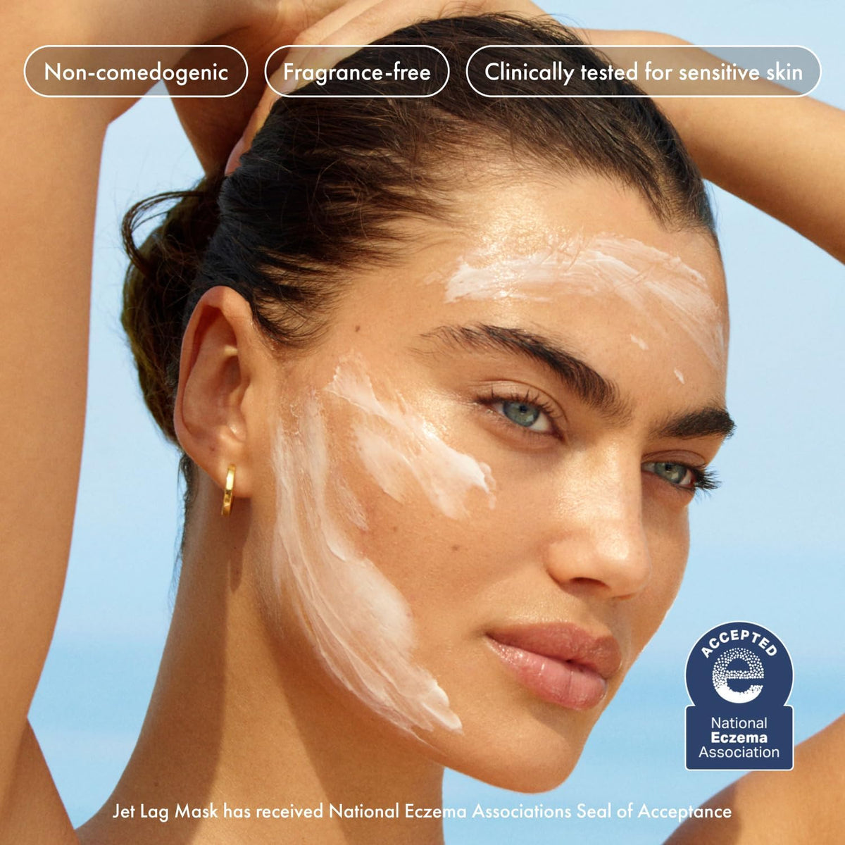 Side profile of Summer Fridays Jet Lag Mask mini tube