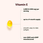 Close-up of premium imported vitamin E softgels for immune defense and skin radiance.