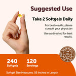 Back label of Micro Ingredients Vitamin E showing ingredients and daily dosage guidelines.