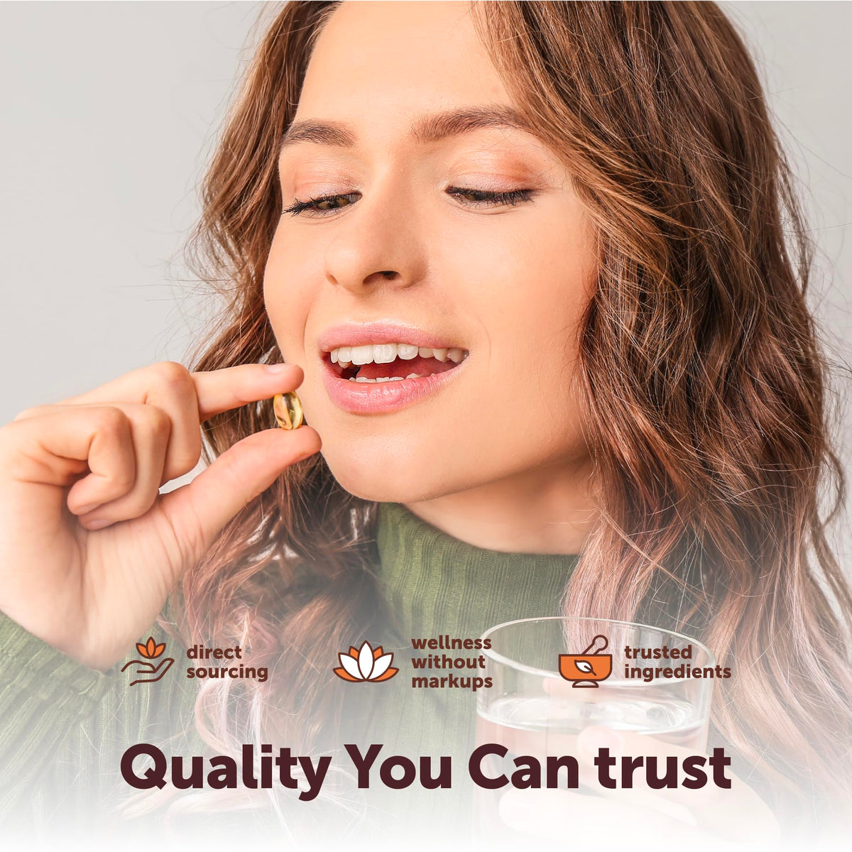 High-potency 1000 IU vitamin E softgel capsules displaying clean and transparent formulation.