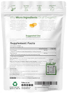 Micro Ingredients double strength defense dietary supplement packaging showcasing its purity testing seal