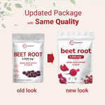 Back label of Micro Ingredients beet root complex showing supplement facts