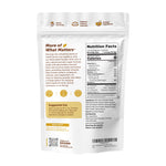 Micro Ingredients electrolyte mix showing non-GMO, dairy free, and gluten free certification badges
