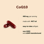 Authentic USA imported Micro Ingredients Ubiquinone 400 Milligrams supplement softgels poured out from pouch.