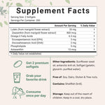 Micro Ingredients 4-in-1 adult vision complex showing supplement facts panel with 20mg lutein