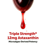 Micro Ingredients Astaxanthin triple strength dietary supplement showing the authentic imported seal