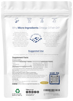 Authentic imported Micro Ingredients deep sea wild caught omega three supplement