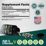 Antioxidant and immune system boosting organic hericium erinaceus capsules close up
