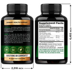 NUTRAHARMONY Saw Palmetto prostate supplement supplement facts panel detailing zinc and pumpkin seed ingredients