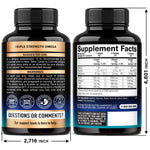 Nutraharmony Omega 3 supplement high potency ingredients label