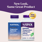 Natrol Magnesium Glycinate 60 vegetarian capsules supplement facts and ingredients