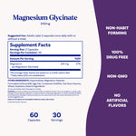 Natrol Magnesium Glycinate capsules for stomach gentle dietary mineral replenishment