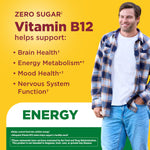 Raspberry flavored Nature Made energy gummies in 110 count bottle