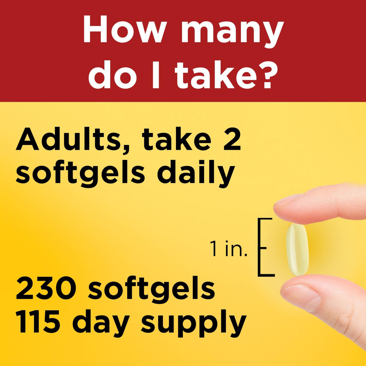 United States Pharmacopeia verified seal on the Nature Made fish oil 230 softgels bottle.