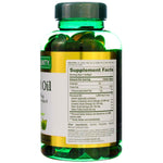 Nature's Bounty Omega-3 plant-based essential fatty acids softgels close up