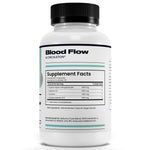 Nature's Pure Blend muscle recovery capsules showing container dimensions and serving size
