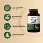 NatureBell 11 in 1 herbal sleep formula veggie capsules macro close up view