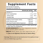 NatureBell Psyllium Husk supplement bottle label details