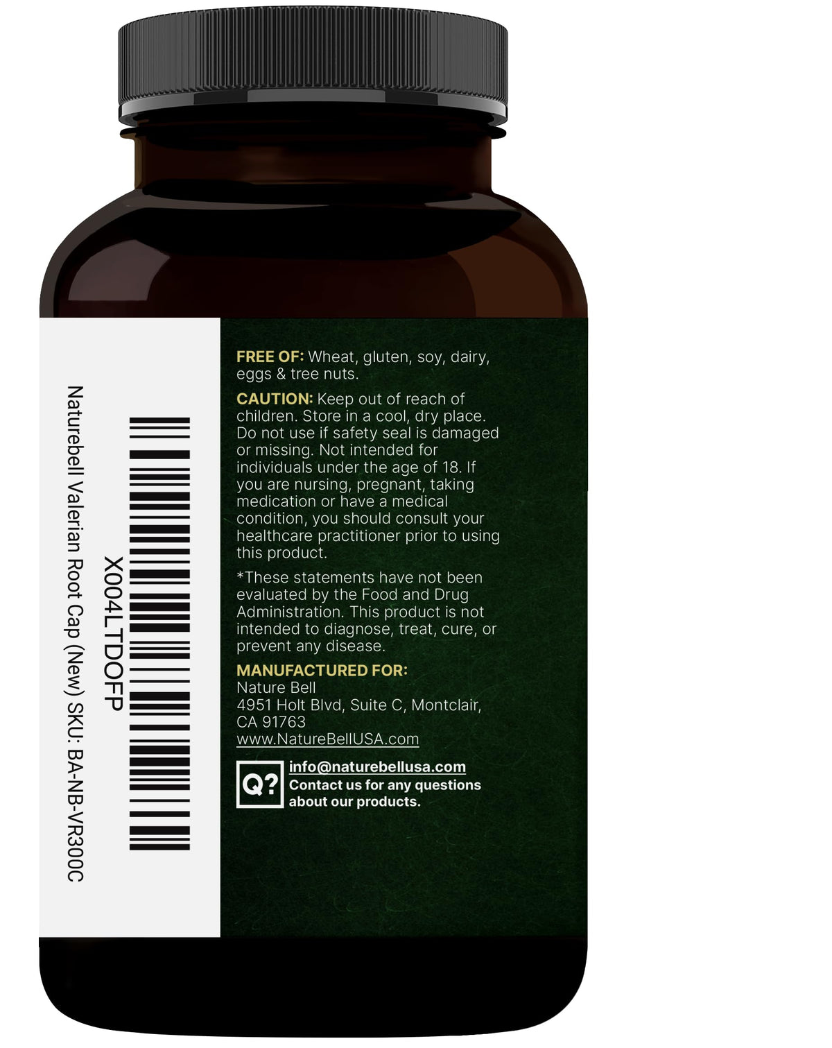 NatureBell Valerian Root for Sleep lifestyle setup on a nighttime bedside table