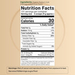 NatureBell organic psyllium husk powder nutritional information