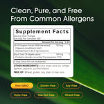 NatureBell 2 in 1 herbal complex immune support softgels bottle showing non GMO seals