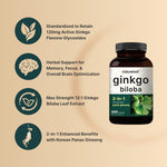 NatureBell maximum strength GinkoVida and Korean Red Ginseng capsules size comparison