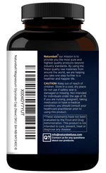 NatureBell pure magnesium glycinate with vitamin C highlights
