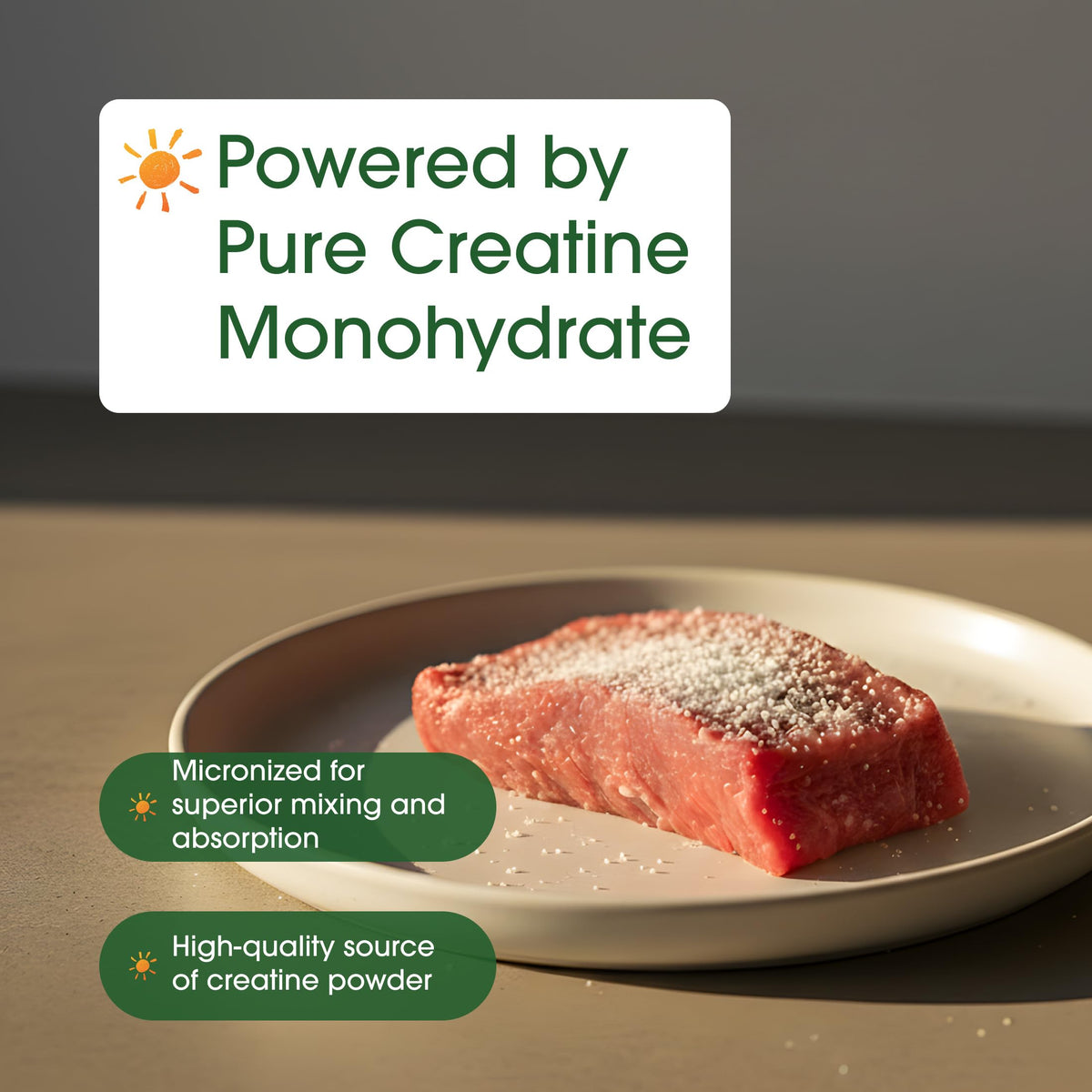 NatureBell Micronized Creatine Monohydrate USA imported label