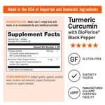 Authentic USA imported NatureWise turmeric supplements bottle packaging closeup