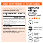 Top view of NatureWise Turmeric Curcumin bottle cap