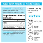 NatureWise premium imported calcium 1250mg and cholecalciferol absorption friendly liquid capsules visual guide