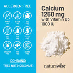 NatureWise non GMO gluten free bone density support supplement bottle highlighting halal gelatin certification