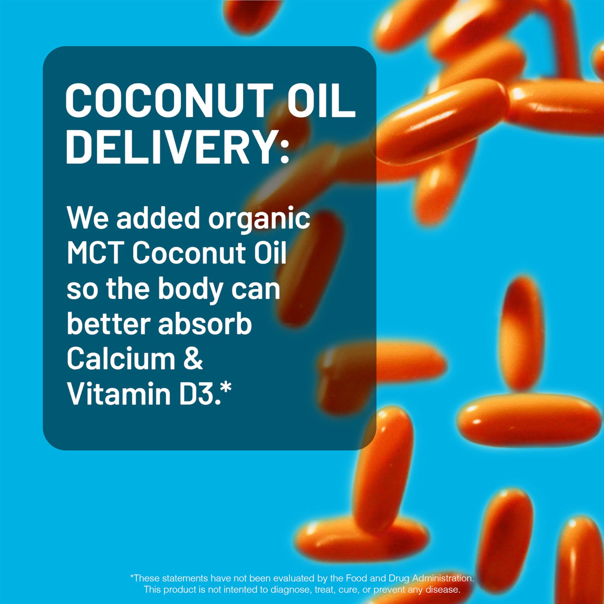 NatureWise authentic USA imported calcium and vitamin D3 bone health softgels distributed by Dropy India