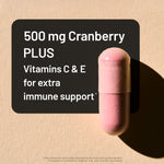 NatureWise Cranberry Fruit Extract bottle back details