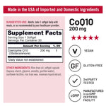 NatureWise gluten free non GMO coenzyme Q10 antioxidant pills